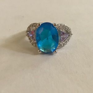 Blue stone ring